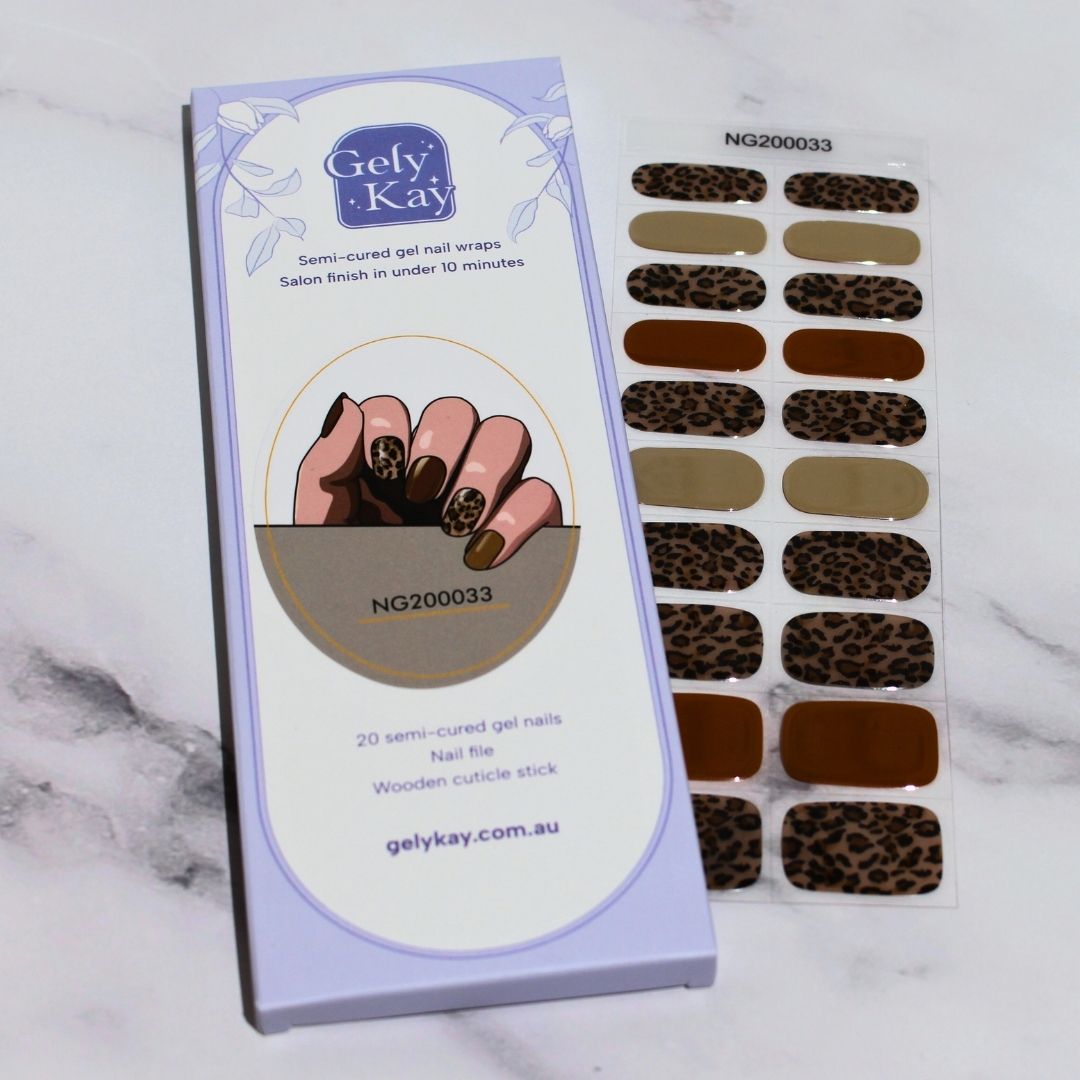 Jungle Queen Semi Cured Gel Nail Kit
