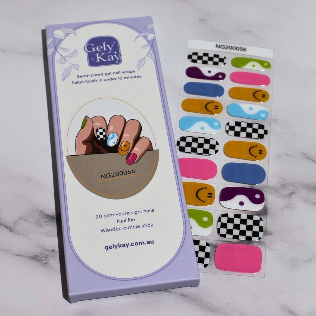 Feelin Groovy Semi Cured Gel Nail Kit
