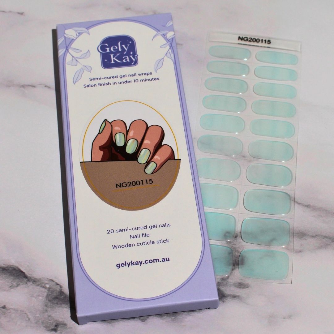 Sugar Coat - Green Semi Cured Gel Nail Kit