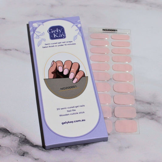 Baby Doll Pink Semi Cured Gel Nail Kit