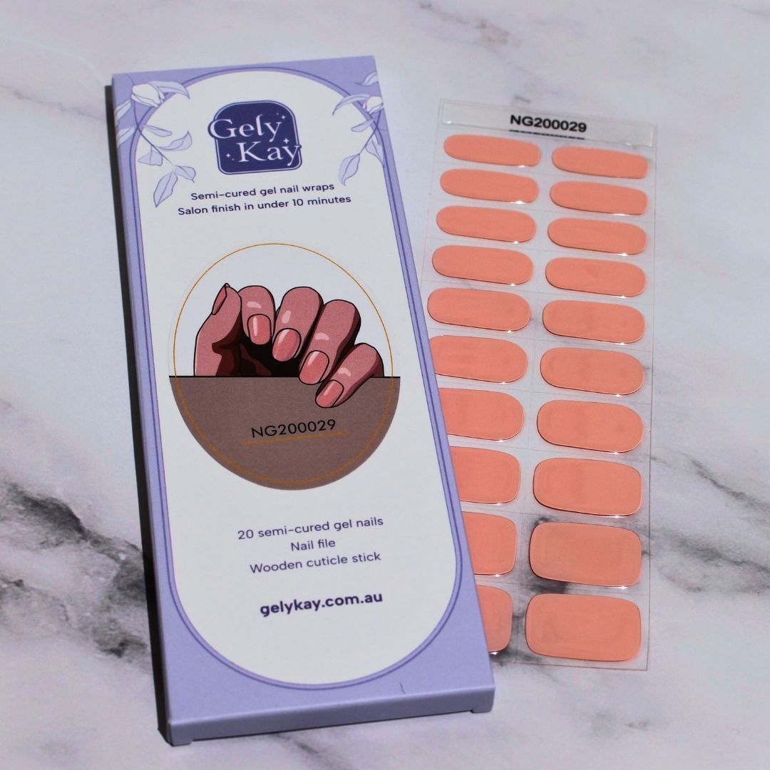 Feeling Peachy Semi Cured Gel Nail Kit