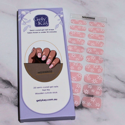 Daisy Dream Semi Cured Gel Nail Kit