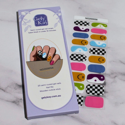 Feelin Groovy Semi Cured Gel Nail Kit