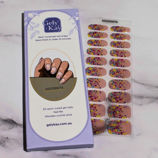 Fairy Bread Semi Cured Gel Nail Kit