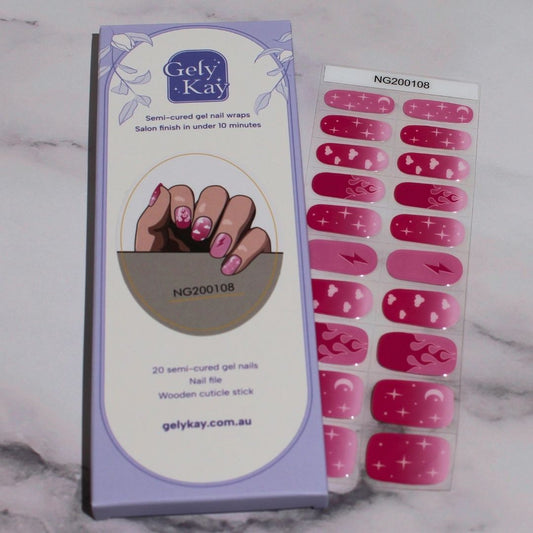 Hot Crush Semi Cured Gel Nail Kit