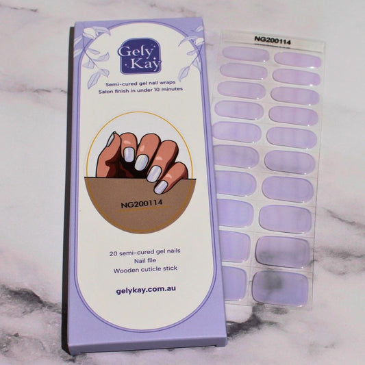 Sugar Coat - Purple Semi Cured Gel Nail Kit