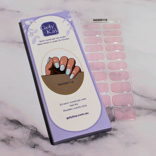 Sugar Coat - Pink Semi Cured Gel Nail Kit