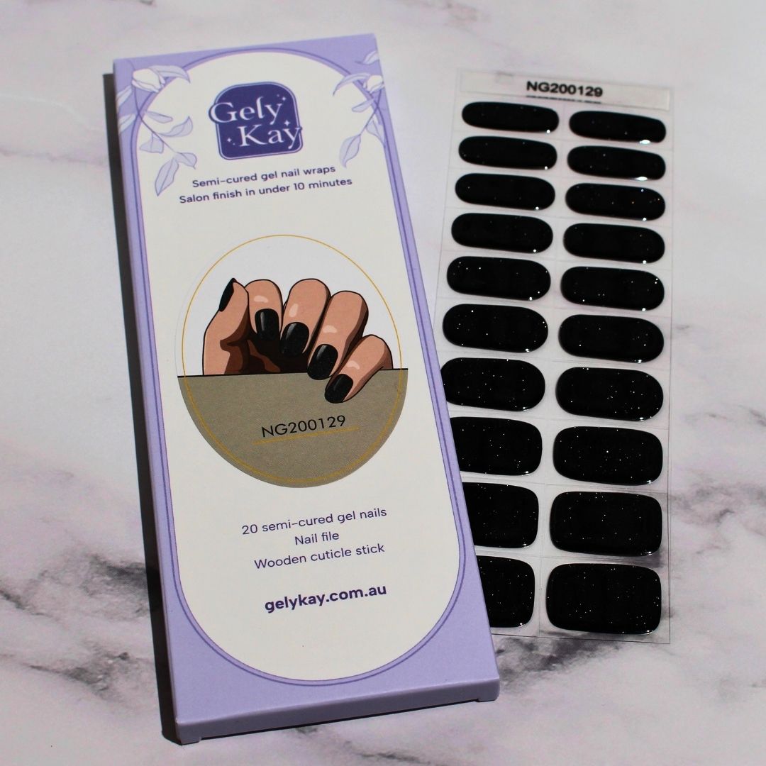 Black Prism Semi Cured Gel Nail Kit