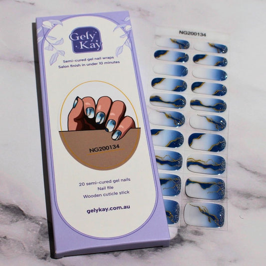 Marble-ous Semi Cured Gel Nail Kit