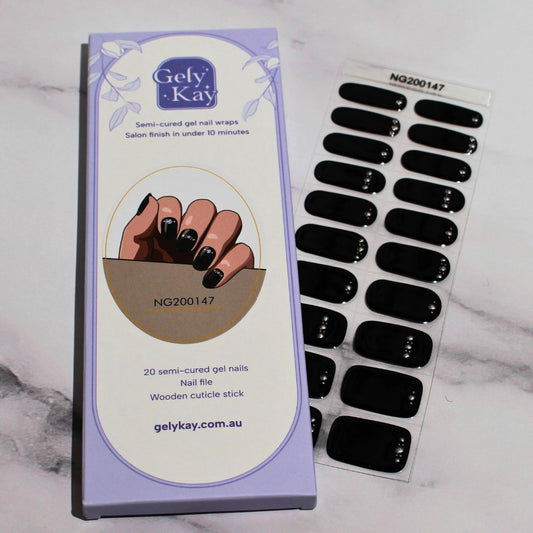 Cosmic Noir Semi Cured Gel Nail Kit