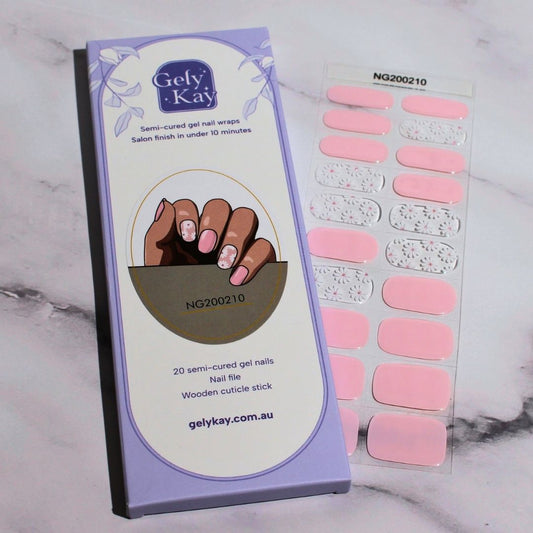 Daisy Drama Semi Cured Gel Nail Kit