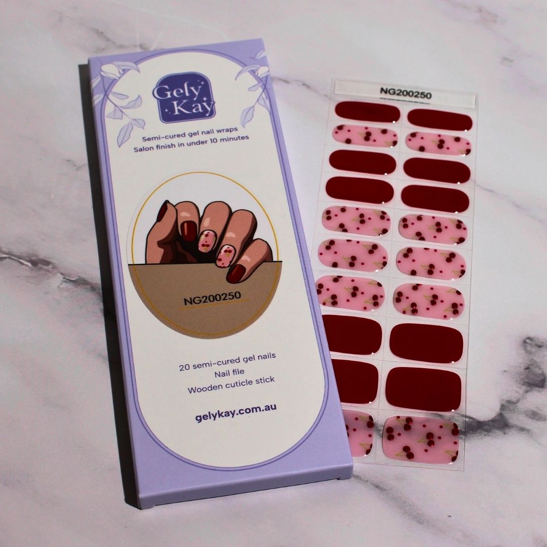 Cherry On Top Semi Cured Gel Nail Kit
