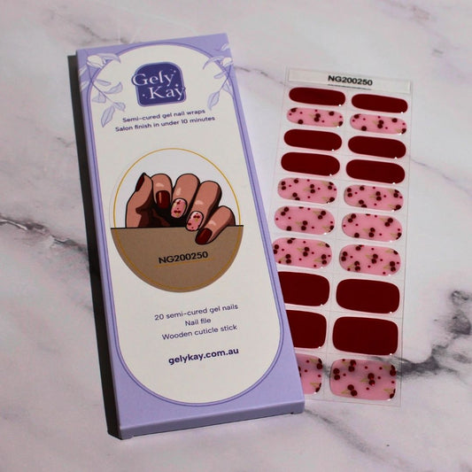 Cherry On Top Semi Cured Gel Nail Kit