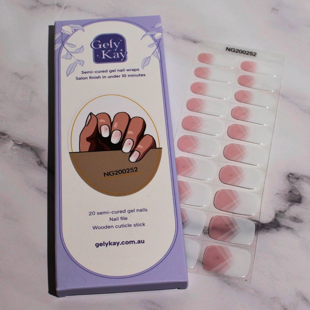 Rose Tinted Semi Cured Gel Nail Kit