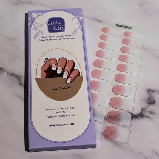 Rose Tinted Semi Cured Gel Nail Kit
