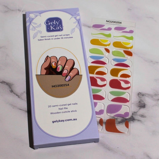 Funky Town Semi Cured Gel Nail Kit